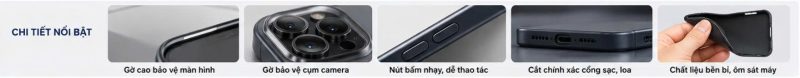 Chính vì vậy,việc lựa chọn ốp lưng iPhone 16 Pro Max đẹp nhất không chỉ hạn chế va đập mà còn tạo điểm nhấn cá tính cho chiếc điện thoại,với thiết kế sang trọng