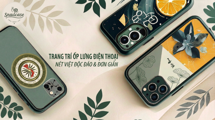 trang trí ốp lưng điện thoại