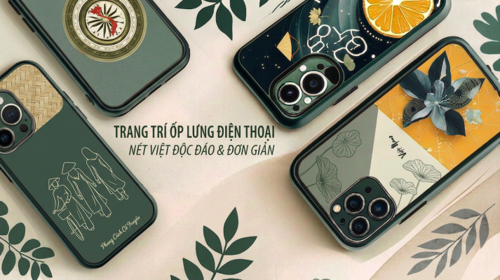 Trang tri ốp lưng điện thoại